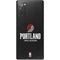 NBA Portland Trail Blazers Distressed Galaxy Note20 5G Skin